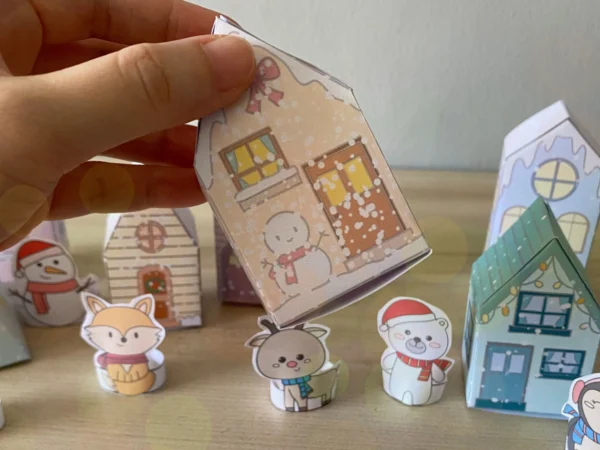 Christmas Village Advent Calendar Houses