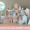 Christmas Village Advent Calendar Houses