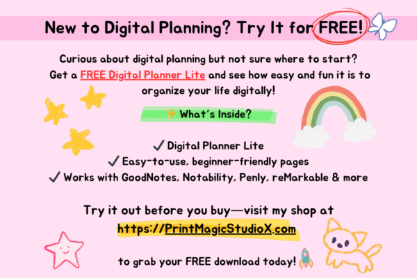 rainbow themed digital planner with stickers and covers rainbow themed digital planner with stickers and covers