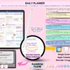 All-in-One Digital Planner Portrait Version 2025, 2026, 2027
