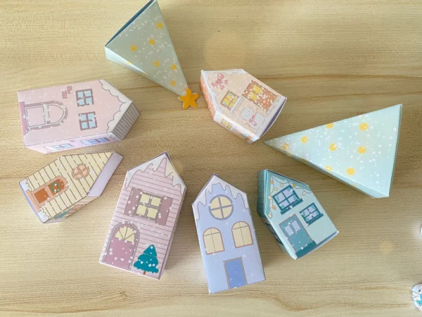 Christmas Village Advent Calendar Houses