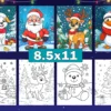 300 Happy Christmas Coloring Pages