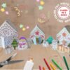 DIY 3D Gingerbread House for Kids
