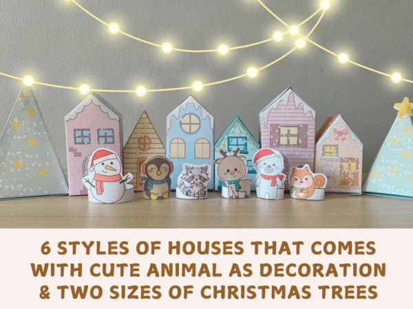 Christmas Village Advent Calendar Houses