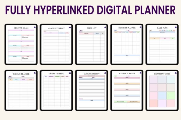 2026 Digital Planner for Craft Businesses 2026 Digital Planner for Craft Businesses