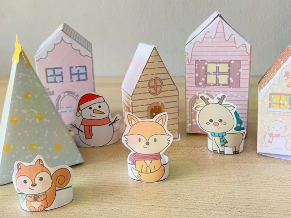 Christmas Village Advent Calendar Houses