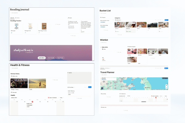 Digital Brain - All in One Life Planner NOTION