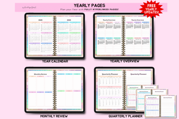 All-in-One Digital Planner 2024, 2025, 2026, Digital Journal, Digital GoodNotes template, Weekly, daily planner, Notability All-in-One Digital Planner 2024, 2025, 2026, Digital Journal, Digital GoodNotes template, Weekly, daily planner, Notability